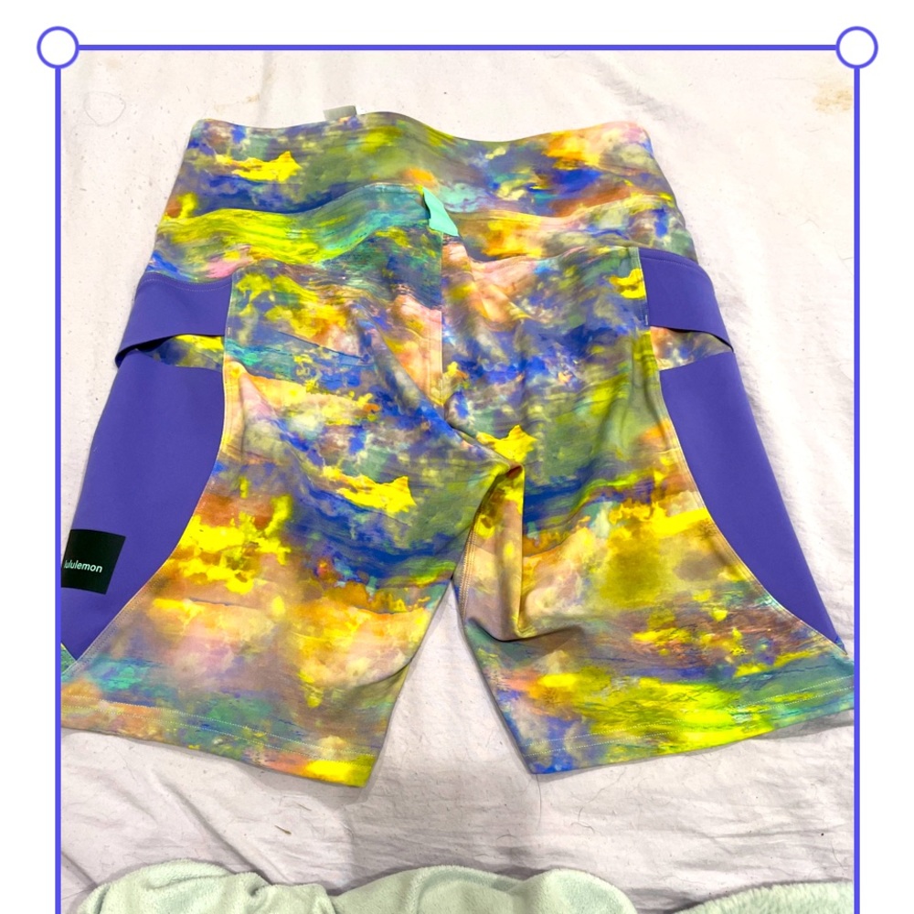 Cargo super high rise lululemon shorts